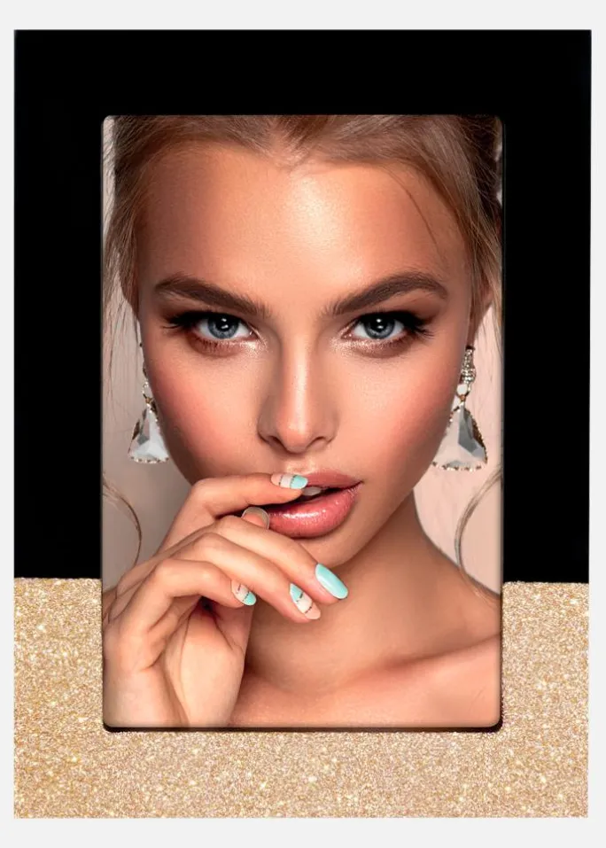 Ramme Morgex Sort 15x20 cm