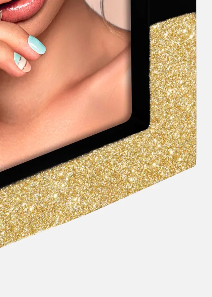 Ramme Morgex Sort 15x20 cm