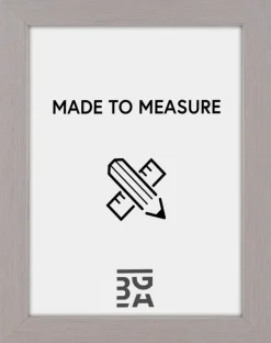 Ramme Moviken Lysgrå - Valgfri Størrelse (Plexiglas)