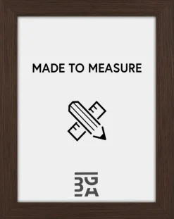 Ramme Moviken Mørk Valnød - Valgfri Størrelse (Plexiglas)