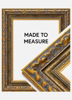 Ramme Muskö Guld - Valgfri Størrelse (Plexiglas)