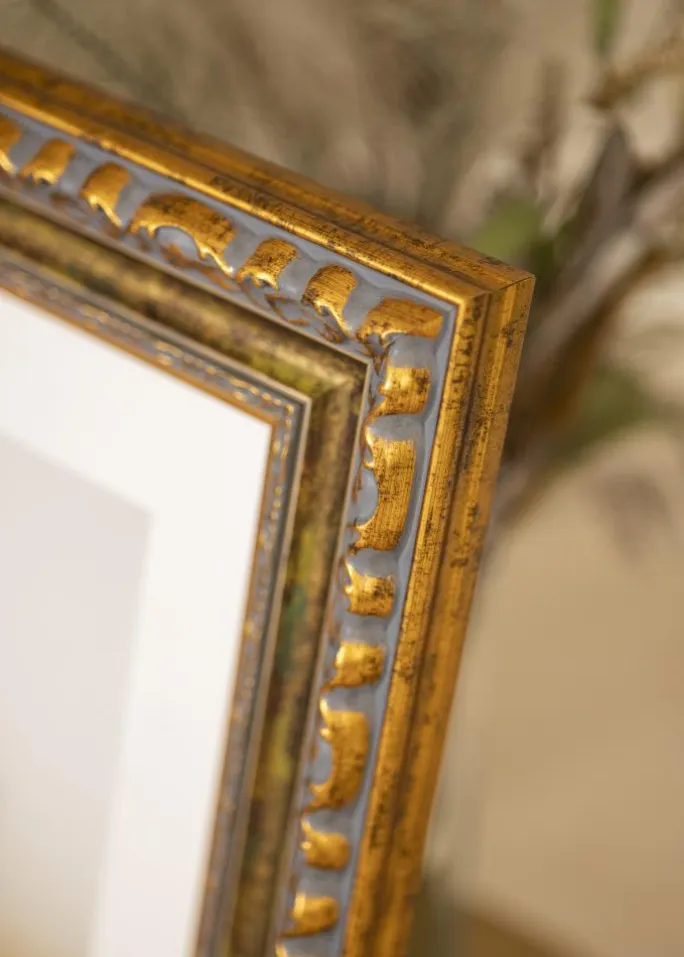 Ramme Muskö Guld - Valgfri Størrelse (Plexiglas)