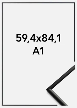 Ramme New Lifestyle Akrylglas Mat Sort 59,4x84,1 cm (A1)