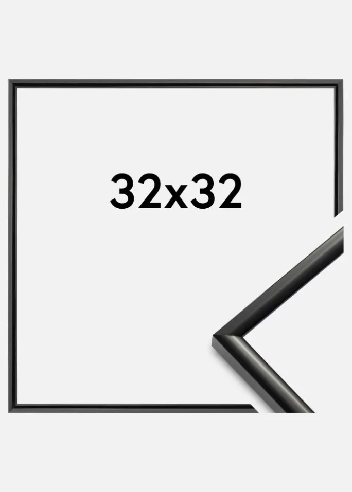 Ramme New Lifestyle Akrylglas Sort 32x32 cm