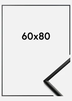 Ramme New Lifestyle Akrylglas Mat Sort 60x80 cm