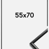 Ramme New Lifestyle Akrylglas Sort 55x70 cm