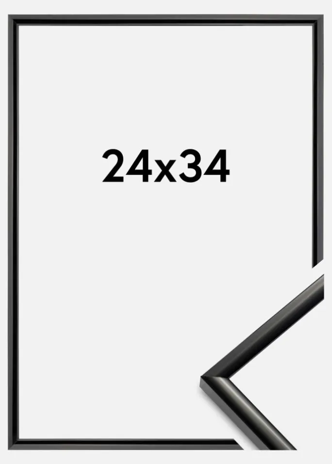 Ramme New Lifestyle Akrylglas Sort 24x34 cm