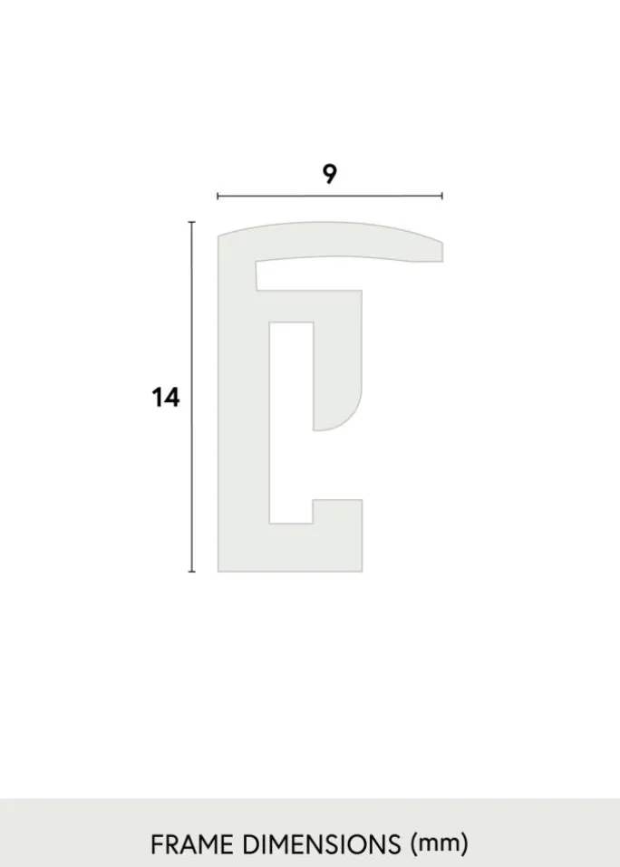 Ramme New Lifestyle Akrylglas Sort 24x34 cm