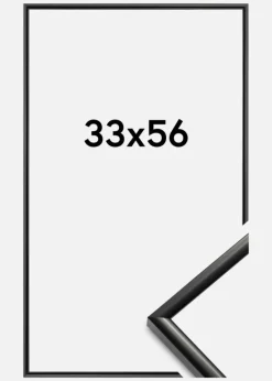 Ramme New Lifestyle Akrylglas Sort 33x56 cm