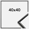 Ramme New Lifestyle Akrylglas Sort 40x40 cm