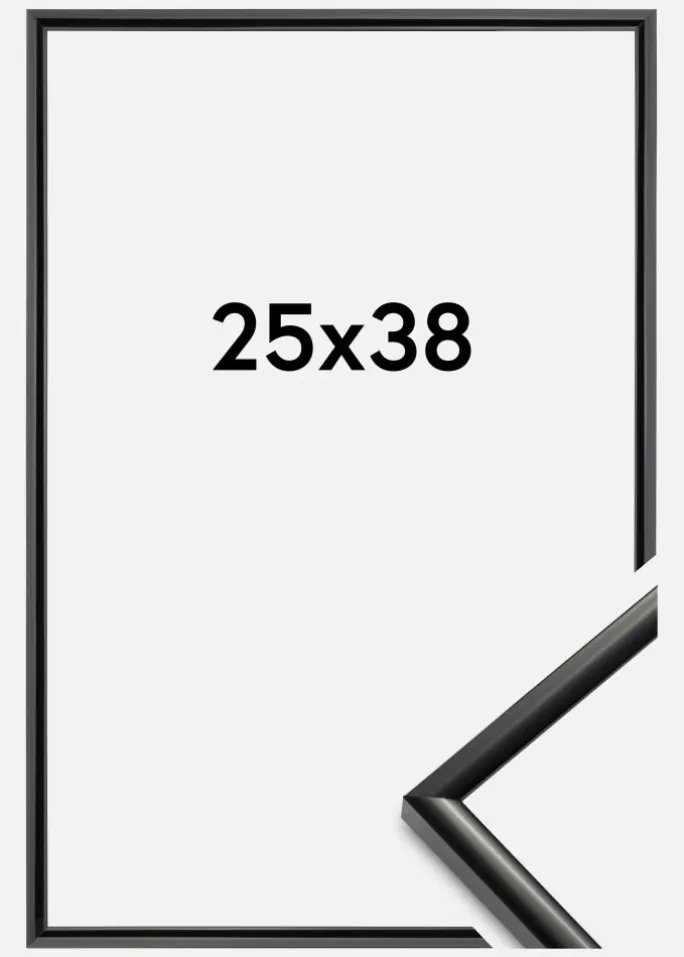 Ramme New Lifestyle Akrylglas Sort 25x38 cm