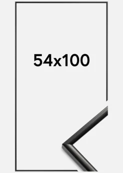 Ramme New Lifestyle Akrylglas Sort 54x100 cm