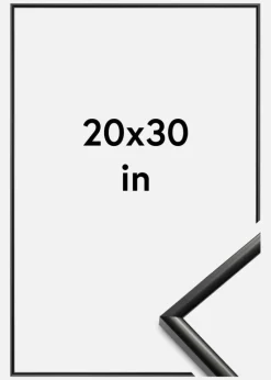 Ramme New Lifestyle Akrylglas Sort 20x30 inches (50,8x76,2 cm)