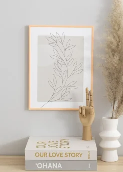 Ramme New Lifestyle Apricot 70x100 cm - Passepartout Hvid 62x85 cm