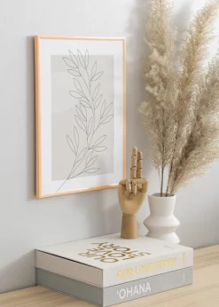 Ramme New Lifestyle Apricot 70x100 cm - Passepartout Hvid 24x36 inches