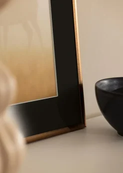 Ramme New Lifestyle Bronze 50x70 cm - Passepartout Sort 16x24 inches
