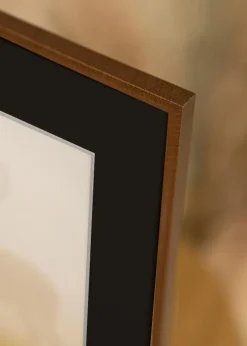 Ramme New Lifestyle Bronze 70x100 cm - Passepartout Sort 59,4x84 cm (A1)