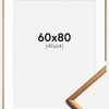 Ramme New Lifestyle Bronze 60x80 cm - Passepartout Hvid 50x65 cm