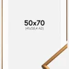 Ramme New Lifestyle Bronze 50x70 cm - Passepartout Hvid 42x59,4 cm (A2)