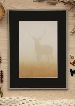 Ramme New Lifestyle Earth Grey 42x59,4 cm (A2) - Passepartout Sort 25x38 cm