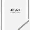 Ramme New Lifestyle Earth Grey 40x60 cm - Passepartout Hvid 32,9x48,3 cm (A3+)