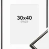 Ramme New Lifestyle Espresso Brown 30x40 cm - Passepartout Hvid 20x28 cm