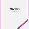 Ramme New Lifestyle Fuchsia 70x100 cm - Passepartout Hvid 62x93 cm