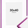 Ramme New Lifestyle Fuchsia 30x40 cm - Passepartout Hvid 20x28 cm