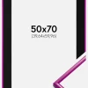 Ramme New Lifestyle Fuchsia 50x70 cm - Passepartout Sort 16x24 inches