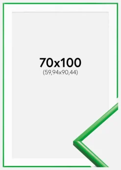 Ramme New Lifestyle Grass Green 70x100 cm - Passepartout Hvid 24x36 inches