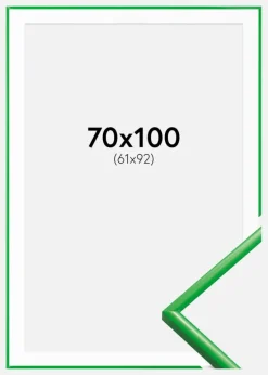 Ramme New Lifestyle Grass Green 70x100 cm - Passepartout Hvid 62x93 cm