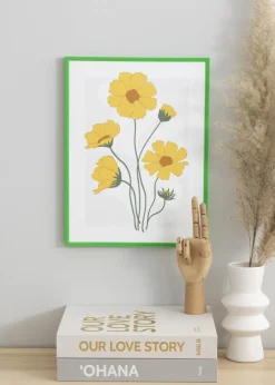 Ramme New Lifestyle Grass Green 70x100 cm - Passepartout Sort 24x36 inches