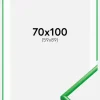Ramme New Lifestyle Grass Green 70x100 cm - Passepartout Hvid 60x90 cm