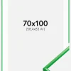 Ramme New Lifestyle Grass Green 70x100 cm - Passepartout Hvid 59,4x84 cm (A1)