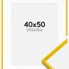 Ramme New Lifestyle Gul 40x50 cm - Passepartout Hvid 12x16 inches