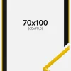 Ramme New Lifestyle Gul 70x100 cm - Passepartout Sort 61x91,5 cm