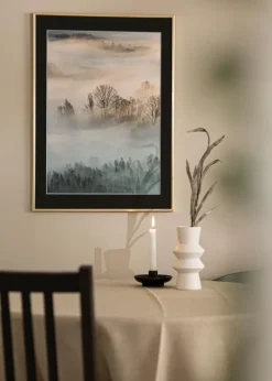 Ramme New Lifestyle Guld 20x30 cm - Passepartout Sort 10x20 cm