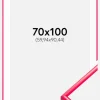 Ramme New Lifestyle Hot Pink 70x100 cm - Passepartout Hvid 24x36 inches
