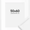 Ramme New Lifestyle Hvid 50x60 cm - Passepartout Hvid 14x18 inches