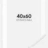 Ramme New Lifestyle Hvid 40x60 cm - Passepartout Hvid 32,9x48,3 cm (A3+)