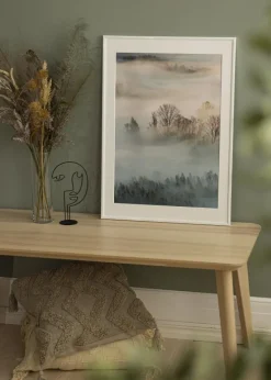 Ramme New Lifestyle Hvid 40x50 cm - Passepartout Hvid 27,5x37 cm