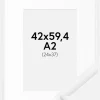 Ramme New Lifestyle Hvid 42x59,4 cm (A2) - Passepartout Hvid 25x38 cm