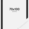 Ramme New Lifestyle Hvid 70x100 cm - Passepartout Sort 62x93 cm