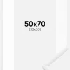 Ramme New Lifestyle Hvid 50x70 cm - Passepartout Hvid 33x56 cm