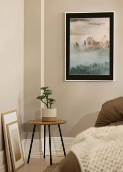 Ramme New Lifestyle Hvid 50x70 cm - Passepartout Sort 33x56 cm