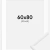 Ramme New Lifestyle Hvid 60x80 cm - Passepartout Hvid 50x65 cm
