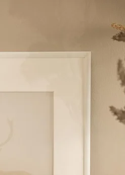 Ramme New Lifestyle Hvid 50x70 cm - Passepartout Hvid 40x60 cm