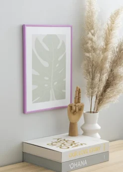 Ramme New Lifestyle Lys Lilla 50x70 cm - Passepartout Sort 16x24 inches