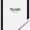 Ramme New Lifestyle Lys Lilla 70x100 cm - Passepartout Sort 61x91,5 cm
