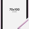 Ramme New Lifestyle Lys Lilla 70x100 cm - Passepartout Sort 62x85 cm
